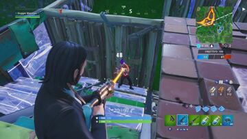 Infligimos daño a un enemigo disparándole con un subfusil