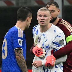 Haaland: “Mancini me estaba tocando el culo... le di las gracias”