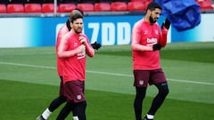 El Barça y su última sesión antes del duelo contra el United