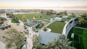 El Almería presenta el proyecto de su ciudad deportiva