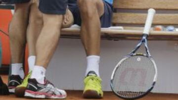 Feliciano Lopez se lesionó el domingo en Quito.