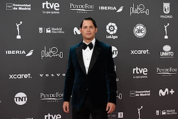 Emmanuel Palomares posa a su llegada a la 10ª edición de los Premios Platino del cine Iberoamericano.