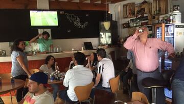 Algunas imágenes de como se vivió el encuentro entre Real Madrid y Juventus en diferentes lugares de la capital del país.