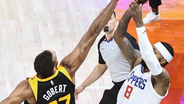 Los Jazz toman la delantera con un tapón ganador de Gobert