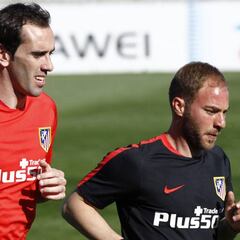 Godín y Carrasco, con el alta, en la lista del Cholo para Múnich