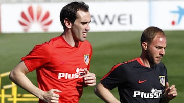 Godín y Carrasco, con el alta, en la lista del Cholo para Múnich