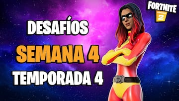 Fortnite Semana 4 Temporada 4: todos los desafíos y cómo completarlos