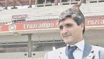 <b>REUNIÓN. </b>Monchi ofreció a los agentes de Juande Ramos una propuesta para mejorar sus condiciones .