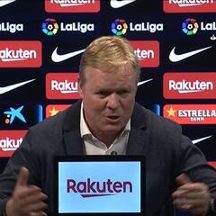 Koeman 'emula' a Van Gaal y deja una frase que se le recordará: "Jugar al tiki-taki..."