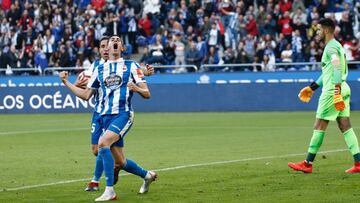 12/06/19 PARTIDO SEGUNDA DIVISION
PROMOCION ASCENSO A PRIMERA IDA
ESTADIO RIAZOR
DEPORTIVO DE LA CORUÑA - MALAGA
PRIMER GOL EMPATE CARLOS FERNANDEZ PENALTI 1-1 ALEGRIA