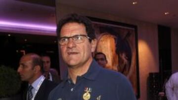 Fabio Capello, durante unas conferencias en Dubai en diciembre de 2012.