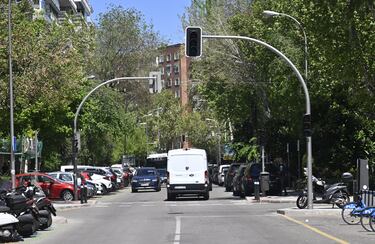 Vista de Madrid mientras un apagón generalizado azotaba España y Portugal alrededor del mediodía.