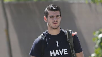 Morata espera novedades y hoy estar&aacute; en Valdebebas.