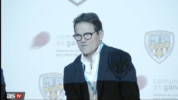 Capello atizó antes a Secretario: "Se 'cagaba' en el Bernabéu"