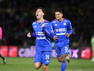 Jose Antonio Paradela celebrate this goal 0-2 of Cruz Azul during the 4th round match between FC Juarez and Cruz Azul as part of the Liga BBVA MX, Torneo Clausura 2026 at Olimpico Benito Juarez Stadium, on January 30, 2026 in Ciudad Juarez, Chihuahua, Mexico.