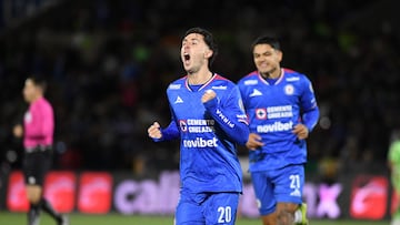 Jose Antonio Paradela celebrate this goal 0-2 of Cruz Azul during the 4th round match between FC Juarez and Cruz Azul as part of the Liga BBVA MX, Torneo Clausura 2026 at Olimpico Benito Juarez Stadium, on January 30, 2026 in Ciudad Juarez, Chihuahua, Mexico.