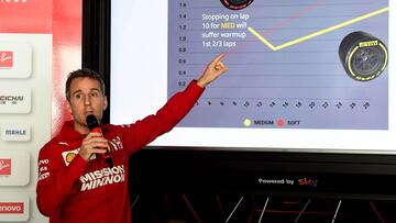 Iñaki Rueda, jefe de estrategia de Ferrari. Mónaco, F1 2019.