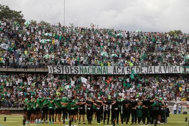 Atlético Nacional, entrenamiento en la Liga BetPlay