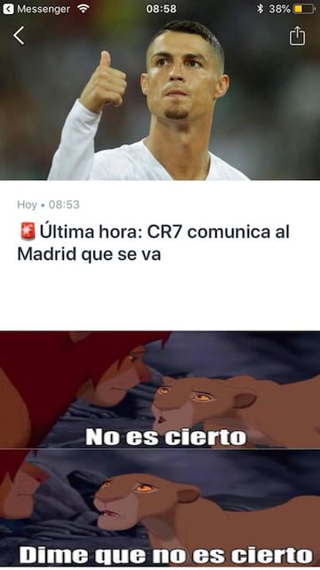 Los memes más divertidos tras el fichaje de Cristiano por la Juve