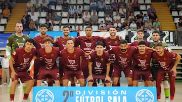 Imagen de la plantilla del Alzira Family Cash durante un partido