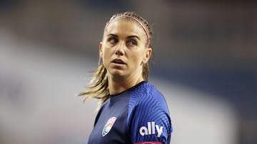 Alex Morgan pelea actualmente por la Bota de Oro en la NWSL.