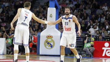 Sergio Llull y Luka Doncic.