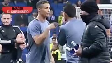 ¿Qué fue lo que dijo Cristiano a James durante el calentamiento?