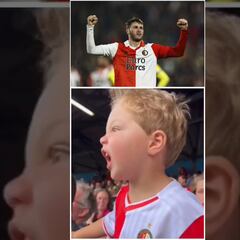 Vídeo: Niño en modo hincha alienta a Santiago Giménez y se vuelve viral