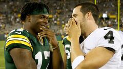 El quarterback de los Raiders comparti&oacute; vestidor con el receptor de los Packers en Fresno State durante las campa&ntilde;as 2012 y 2013.