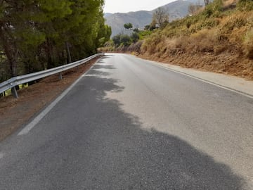 La rampa más dura, a algo menos de tres kilómetros de la cima.