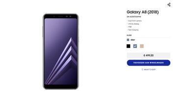 Precio del Samsung Galaxy A8 (2018) que ya se vende en Europa