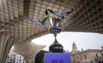 El trofeo de la Copa del Rey.