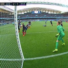 El cabezazo de Bergantiños que condenó al Barça en Riazor