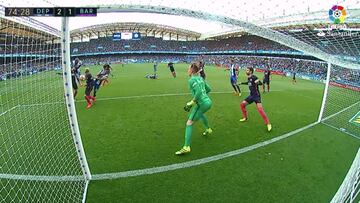 El cabezazo de Bergantiños que condenó al Barça en Riazor