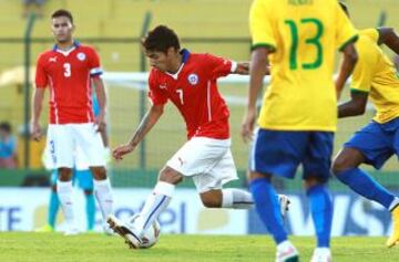 Cabral jugó por Chile en el Sudamericano sub 20.