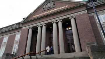 A view of the Royal Swedish Academy of Sciences, where the Nobel Prize in Chemistry is announced, in Stockholm, Sweden, October 4, 2023. REUTERS/Tom Little