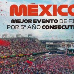 El GP de México 2019 gana al mejor evento del año por quinta ocasión