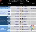 Horarios: el Madrid-Cornellá, el martes 2 a las 20:00 horas