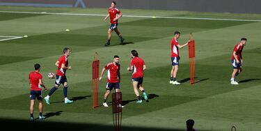 El grupo se ejercita en La Cartuja.