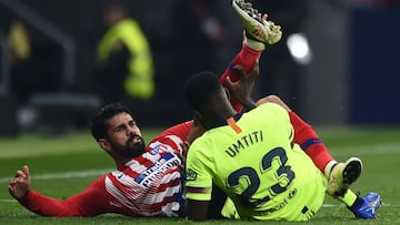 Umtiti to return to Barcelona for further 'conservative treatment'