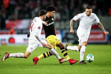 Dortmund's Sancho out for several weeks with ankle injury
