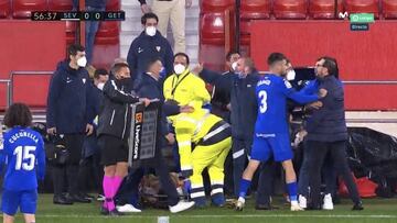 Lío en el Pizjuán: Lopetegui y Bordalás se encaran y acaban expulsados