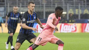 06/11/18 PARTIDO CHAMPIONS LEAGUE FASE DE GRUPOS
 INTER MILAN - BARCELONA
 DEMBELE 