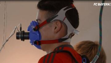 James Rodríguez, en el test de desempeño físico del Bayern.