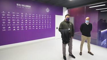 Ronaldo y Matt Fenaert, presidente y CEO del Real Valladolid, respectivamente.