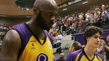 <b>TRÁGICO.</b> El Grupo Capitol perdió la categoría, tras caer ante el Polaris World Murcia (95-89) y después de que Granada y Estudiantes vencieran al Tau y Begar León, respectivamente, con 25 años en ACB a sus espaldas, en seis de los cuales disputó la Copa Korac, aunque nunca llegó a conseguir un título.