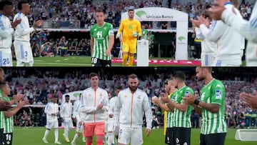 Hubo doble pasillo: primero al Betis, luego al Real Madrid