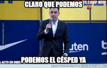 Xavi, el Barça... Los memes más divertidos de la jornada