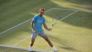 Rafa Nadal durante el torneo de Queens, sobre hierba. 