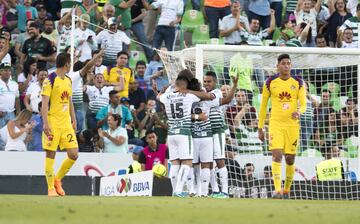 Las mejores imágenes del Santos vs América